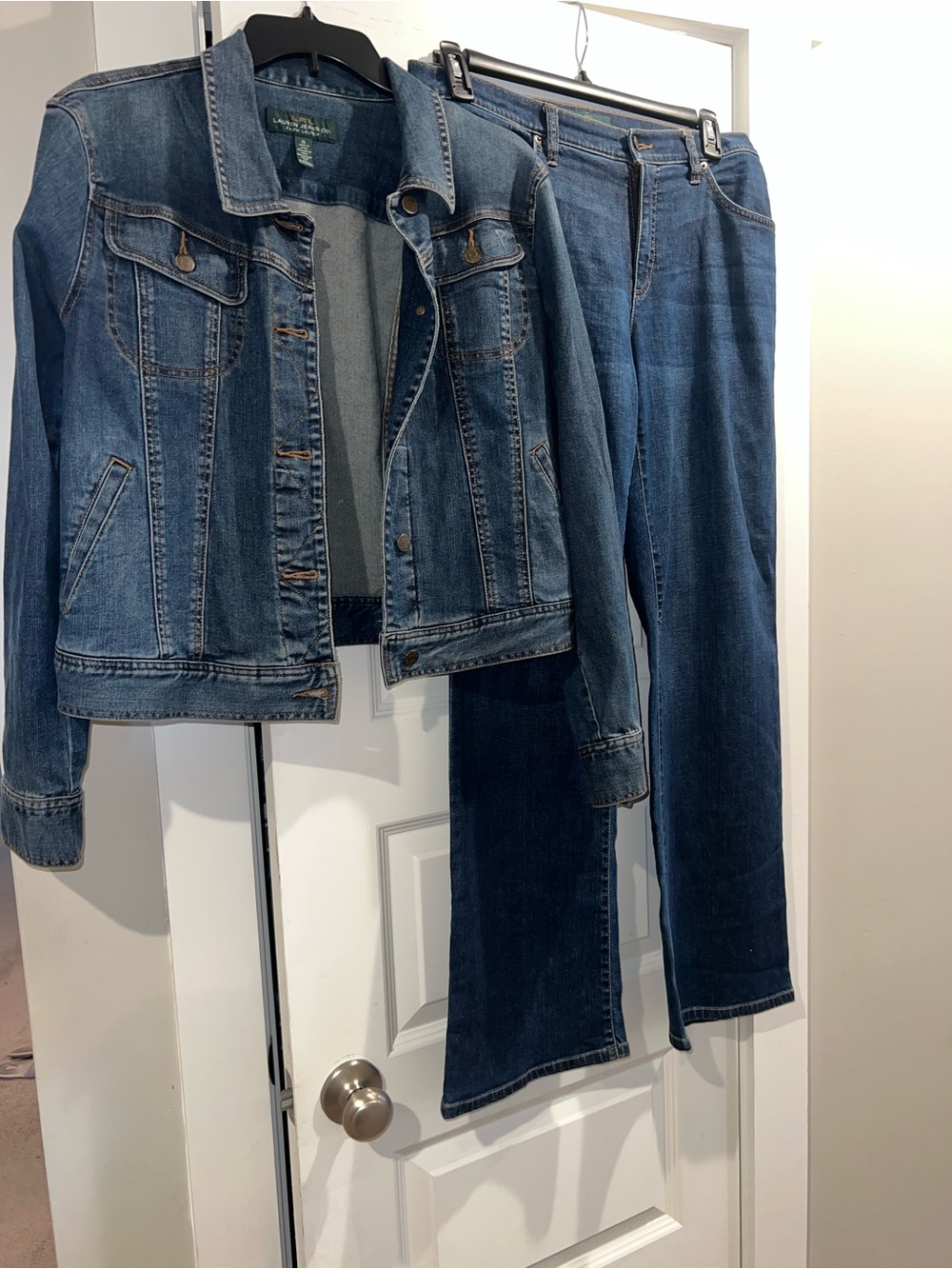 Ralph Lauren Bootcut Jeans in Blue Denim
